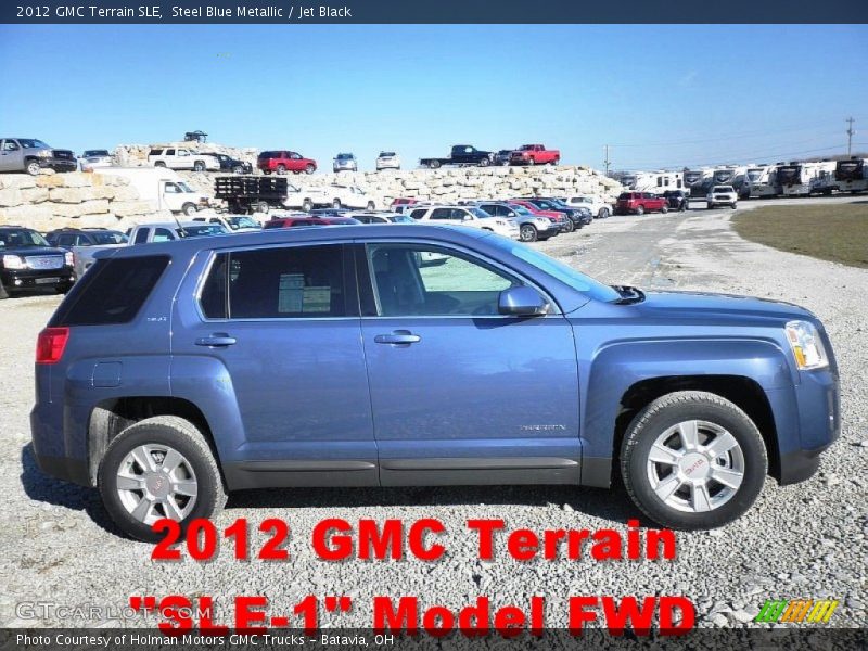 Steel Blue Metallic / Jet Black 2012 GMC Terrain SLE