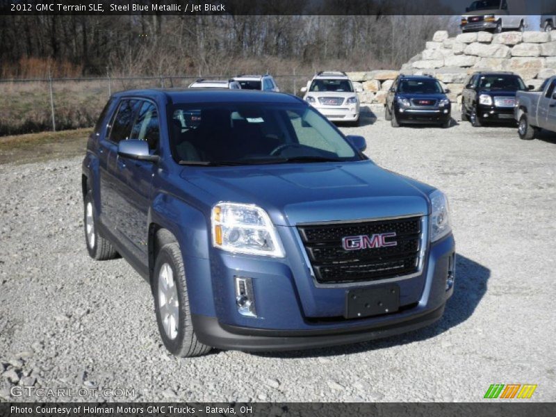Steel Blue Metallic / Jet Black 2012 GMC Terrain SLE
