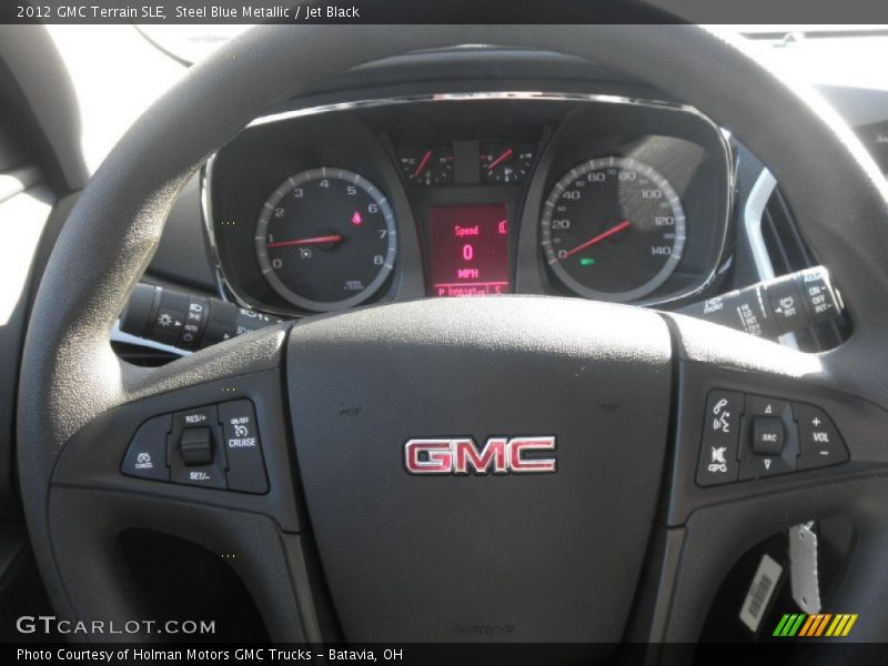 Steel Blue Metallic / Jet Black 2012 GMC Terrain SLE