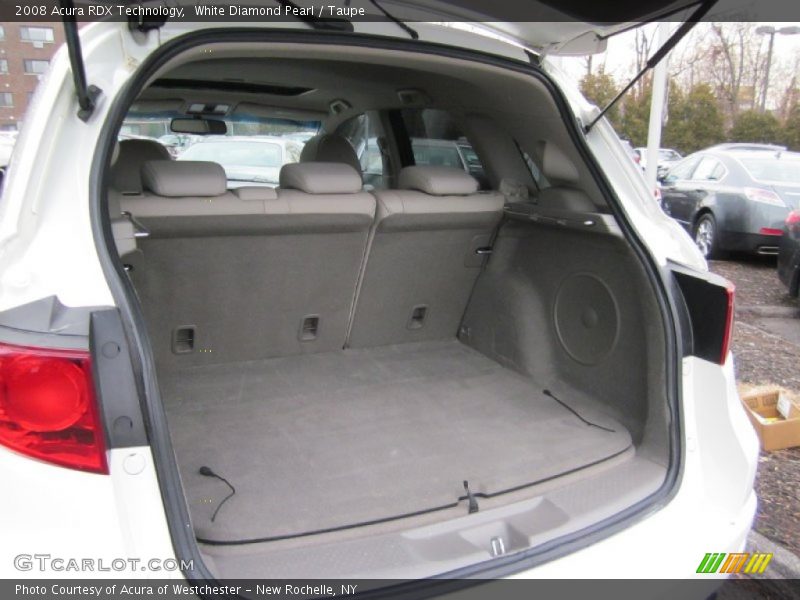 White Diamond Pearl / Taupe 2008 Acura RDX Technology
