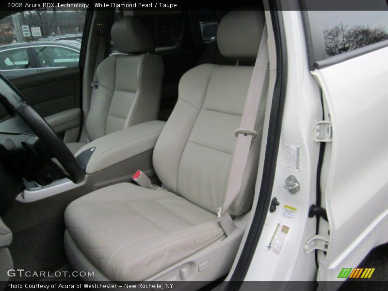 White Diamond Pearl / Taupe 2008 Acura RDX Technology