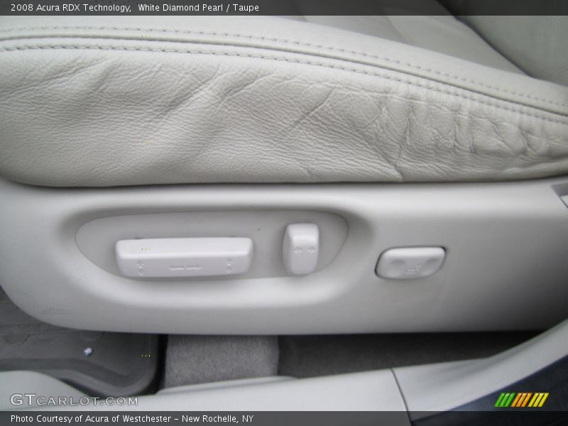 White Diamond Pearl / Taupe 2008 Acura RDX Technology