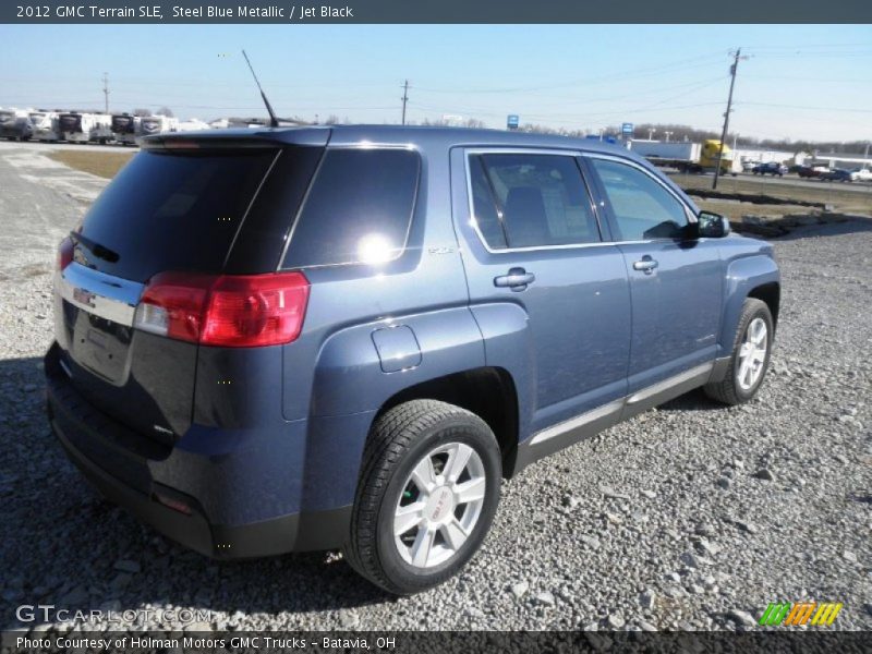 Steel Blue Metallic / Jet Black 2012 GMC Terrain SLE