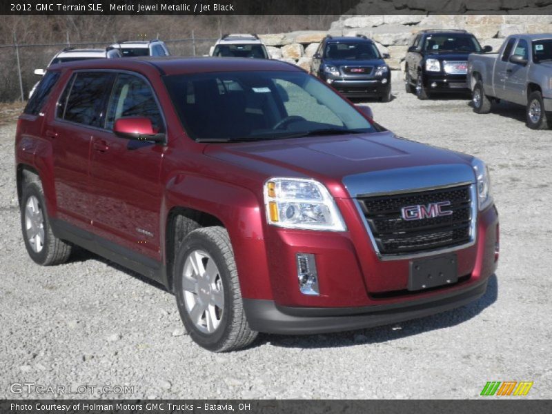 Merlot Jewel Metallic / Jet Black 2012 GMC Terrain SLE