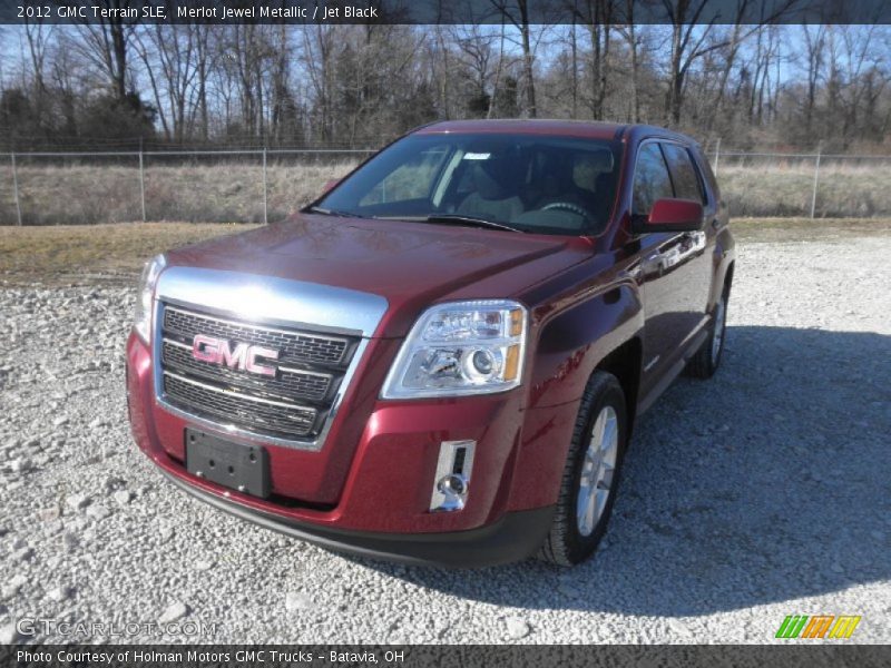 Merlot Jewel Metallic / Jet Black 2012 GMC Terrain SLE