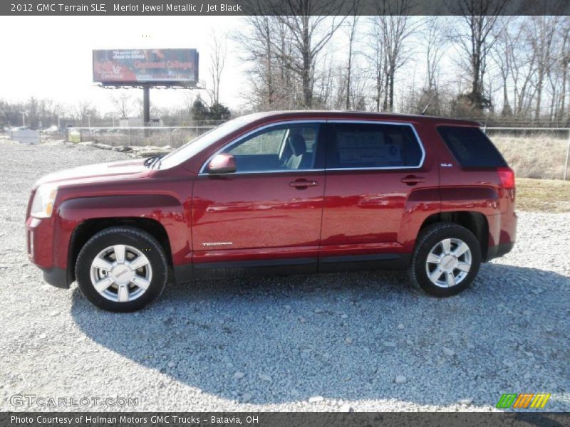 Merlot Jewel Metallic / Jet Black 2012 GMC Terrain SLE