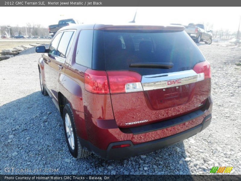 Merlot Jewel Metallic / Jet Black 2012 GMC Terrain SLE