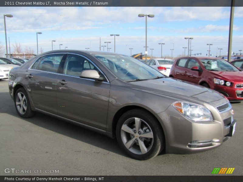 Mocha Steel Metallic / Titanium 2011 Chevrolet Malibu LT