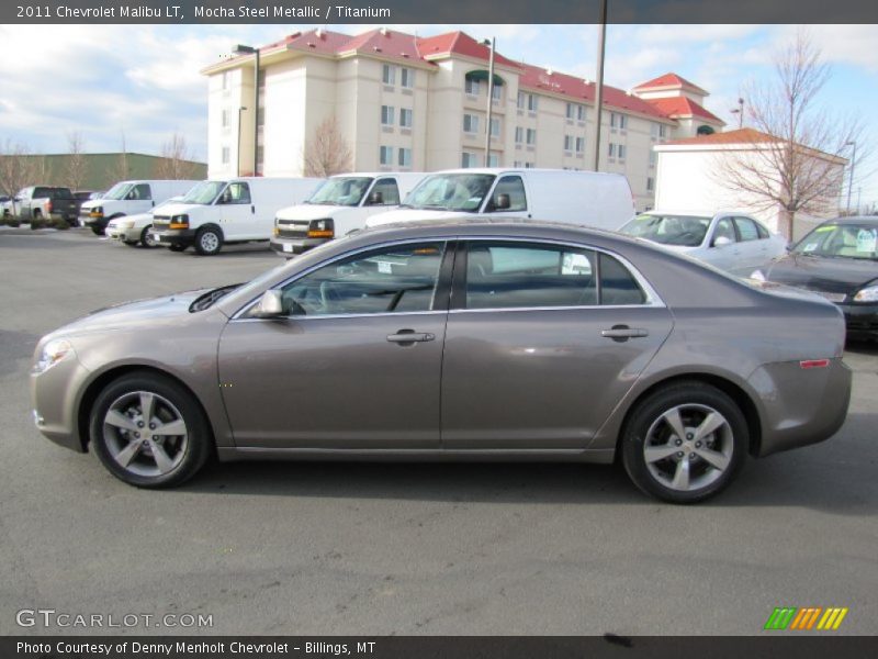 Mocha Steel Metallic / Titanium 2011 Chevrolet Malibu LT