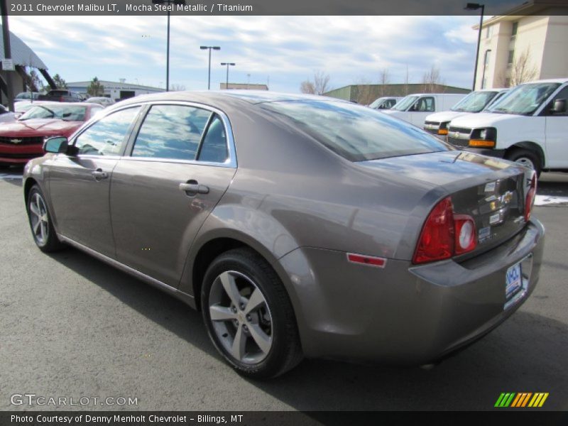 Mocha Steel Metallic / Titanium 2011 Chevrolet Malibu LT