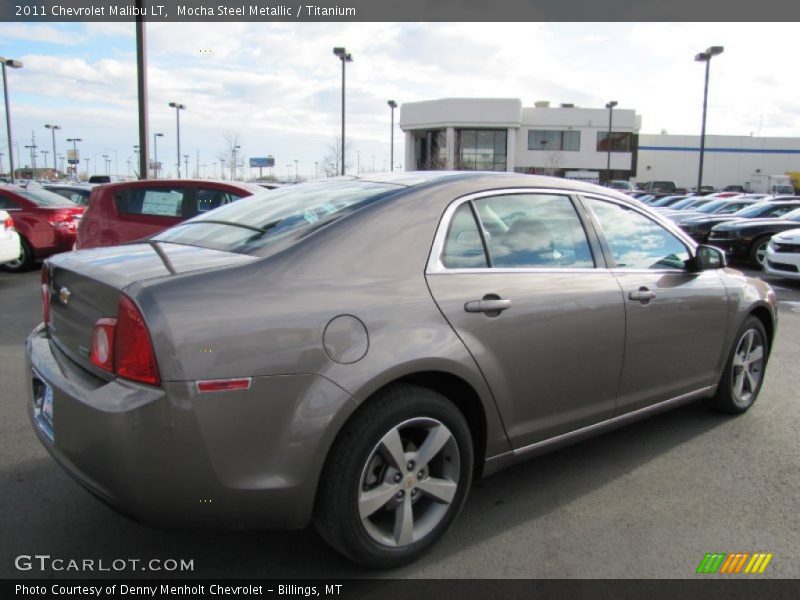 Mocha Steel Metallic / Titanium 2011 Chevrolet Malibu LT
