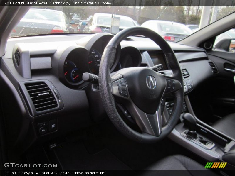 Grigio Metallic / Ebony 2010 Acura RDX SH-AWD Technology