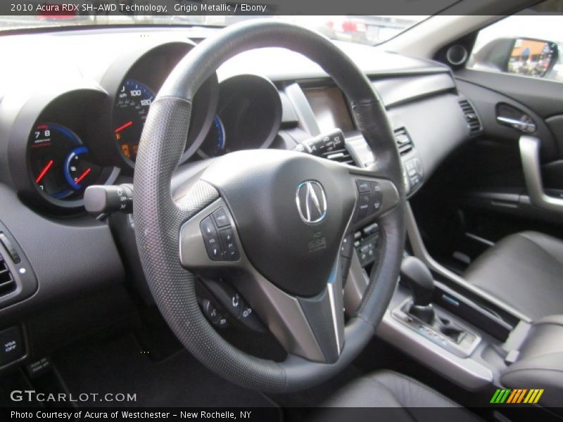 Grigio Metallic / Ebony 2010 Acura RDX SH-AWD Technology