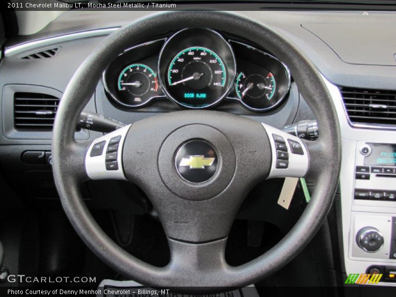 Mocha Steel Metallic / Titanium 2011 Chevrolet Malibu LT