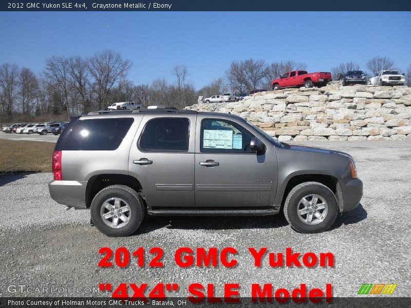 Graystone Metallic / Ebony 2012 GMC Yukon SLE 4x4