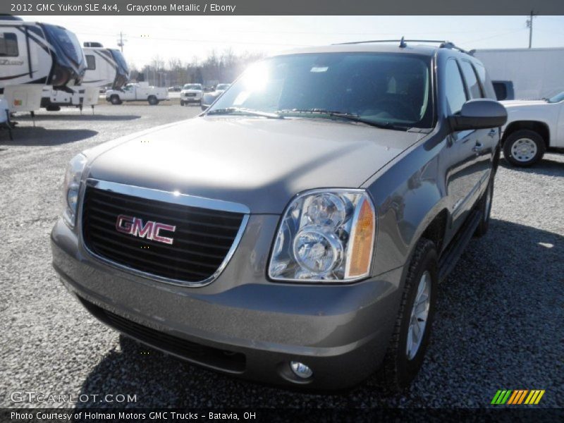 Graystone Metallic / Ebony 2012 GMC Yukon SLE 4x4