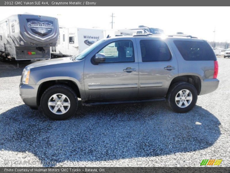 Graystone Metallic / Ebony 2012 GMC Yukon SLE 4x4