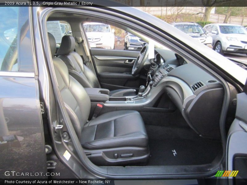 Grigio Gray Metallic / Ebony 2009 Acura TL 3.5