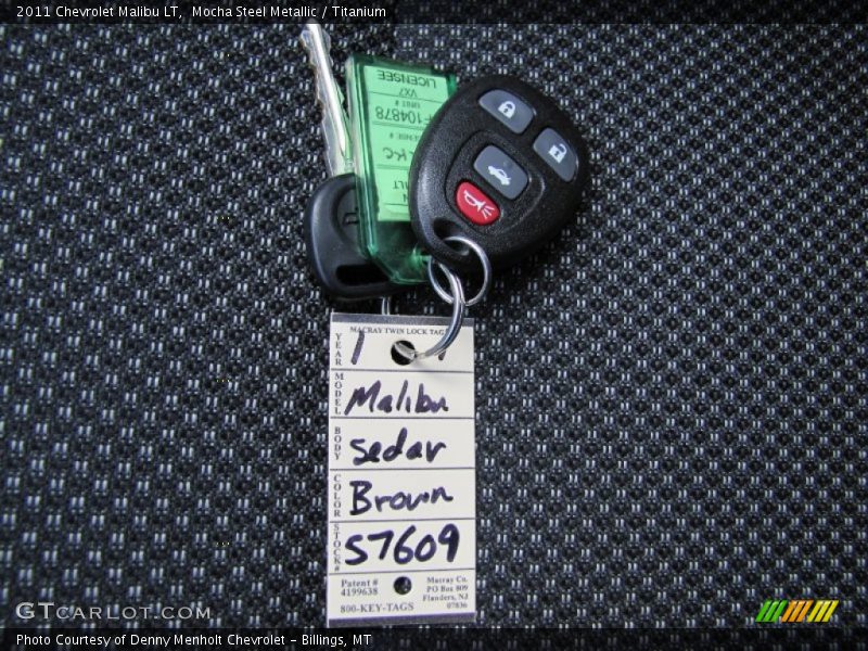 Mocha Steel Metallic / Titanium 2011 Chevrolet Malibu LT