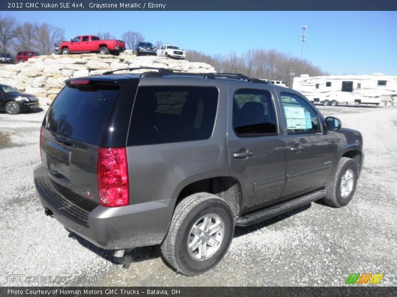 Graystone Metallic / Ebony 2012 GMC Yukon SLE 4x4