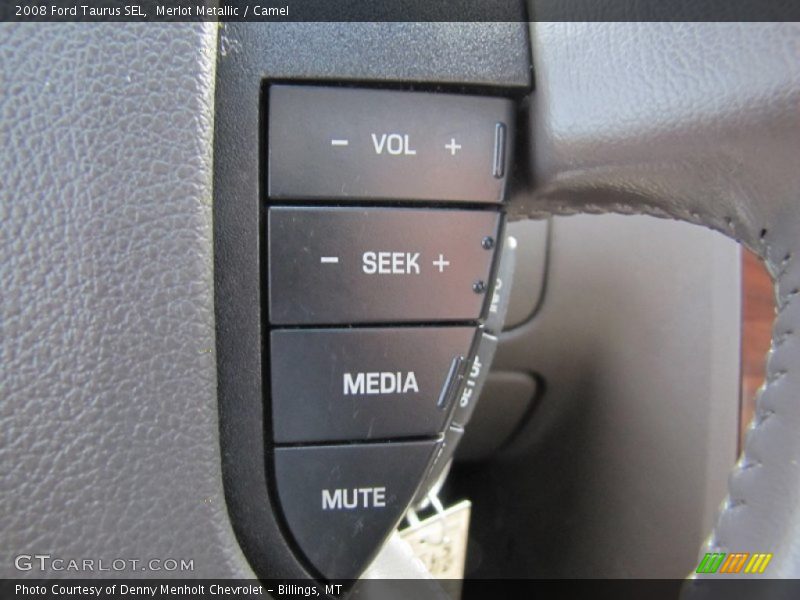 Merlot Metallic / Camel 2008 Ford Taurus SEL