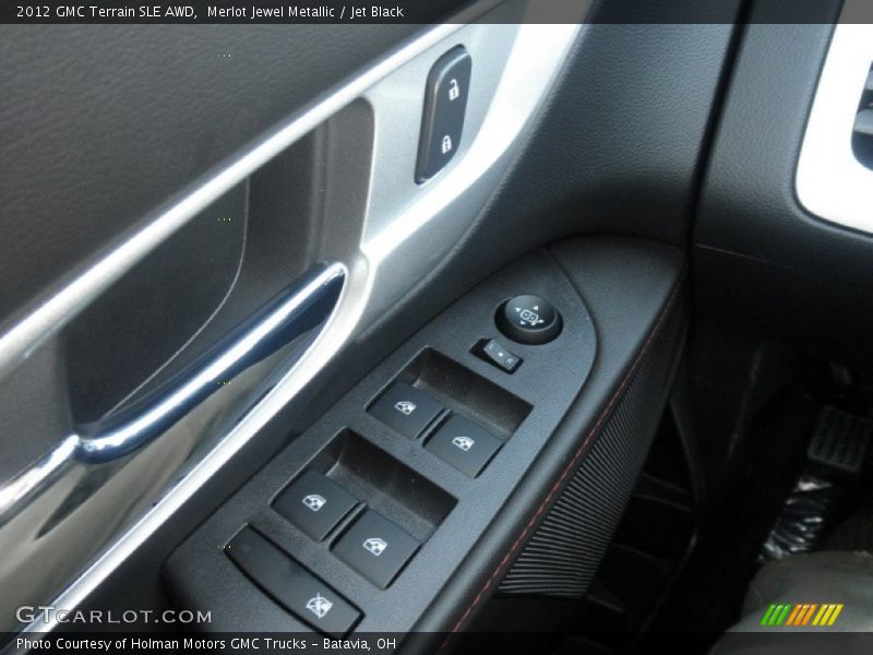 Merlot Jewel Metallic / Jet Black 2012 GMC Terrain SLE AWD