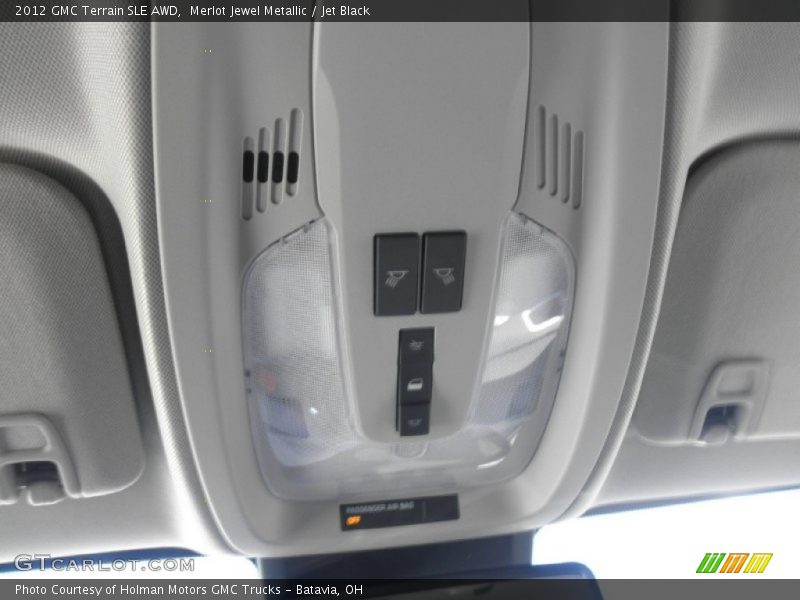 Merlot Jewel Metallic / Jet Black 2012 GMC Terrain SLE AWD