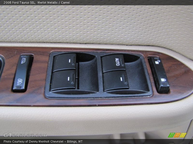 Merlot Metallic / Camel 2008 Ford Taurus SEL