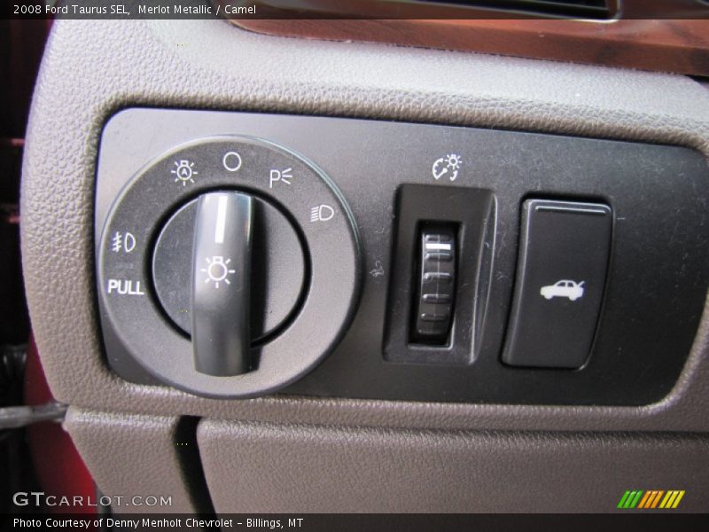 Merlot Metallic / Camel 2008 Ford Taurus SEL