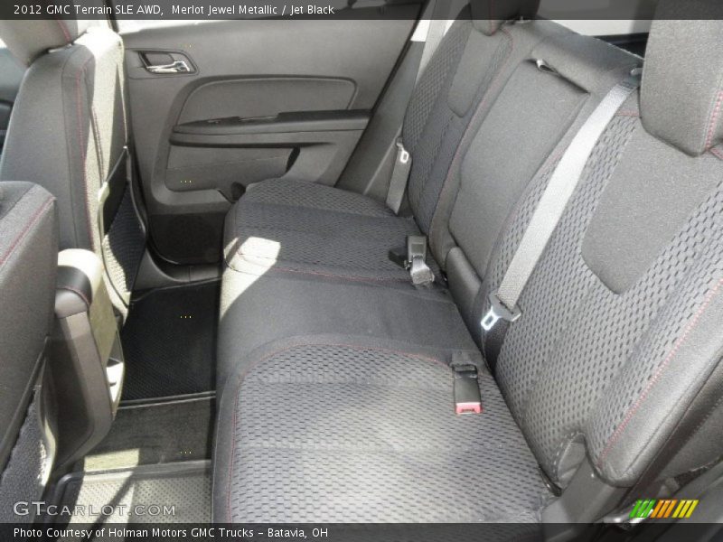 Merlot Jewel Metallic / Jet Black 2012 GMC Terrain SLE AWD