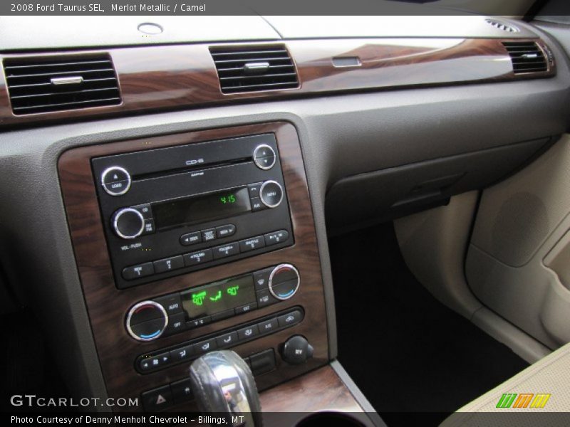 Merlot Metallic / Camel 2008 Ford Taurus SEL