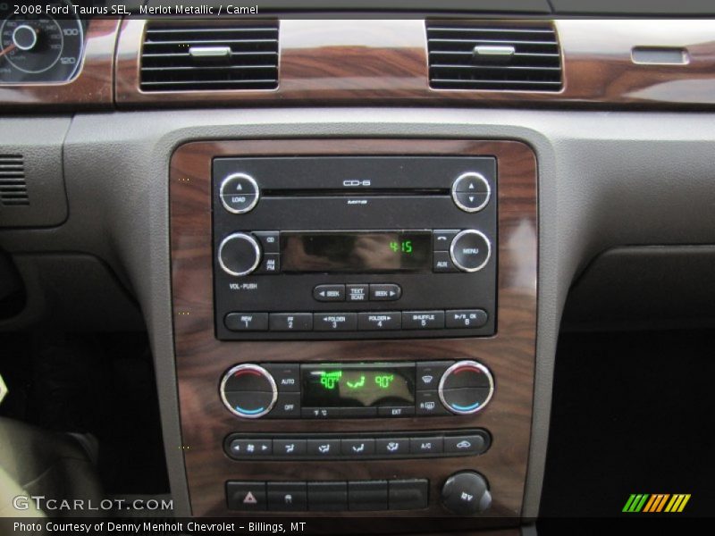 Merlot Metallic / Camel 2008 Ford Taurus SEL