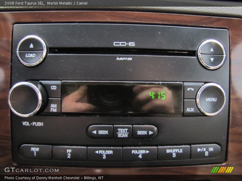 Merlot Metallic / Camel 2008 Ford Taurus SEL