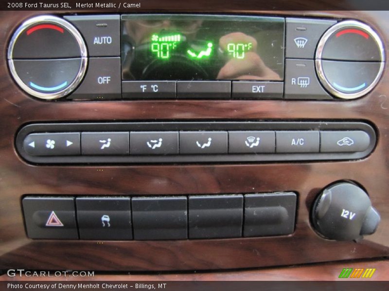 Merlot Metallic / Camel 2008 Ford Taurus SEL