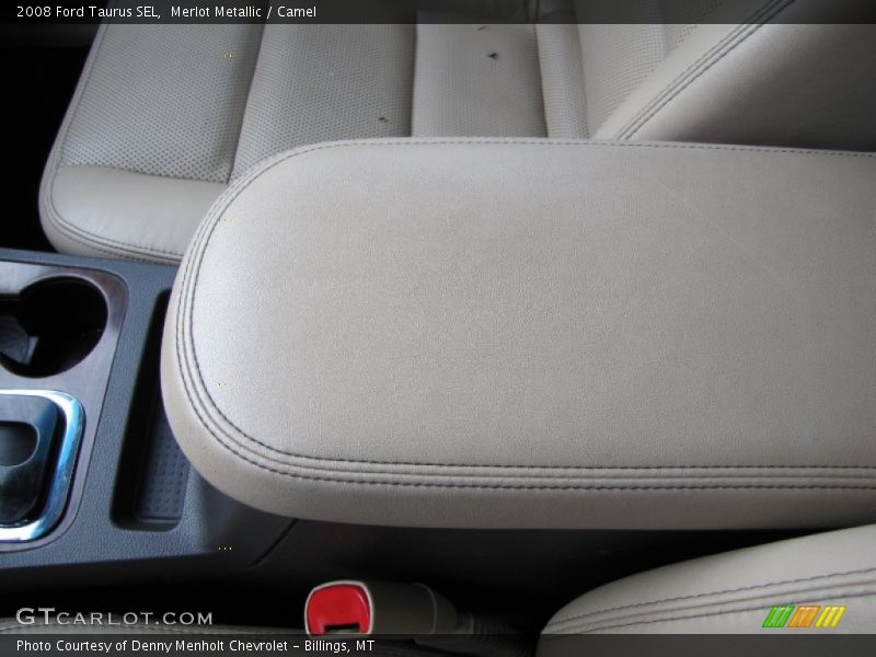 Merlot Metallic / Camel 2008 Ford Taurus SEL