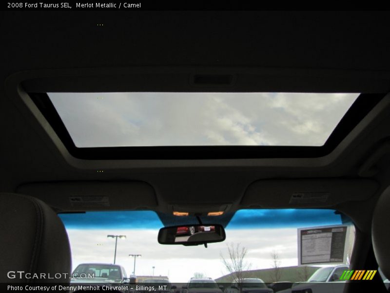 Merlot Metallic / Camel 2008 Ford Taurus SEL