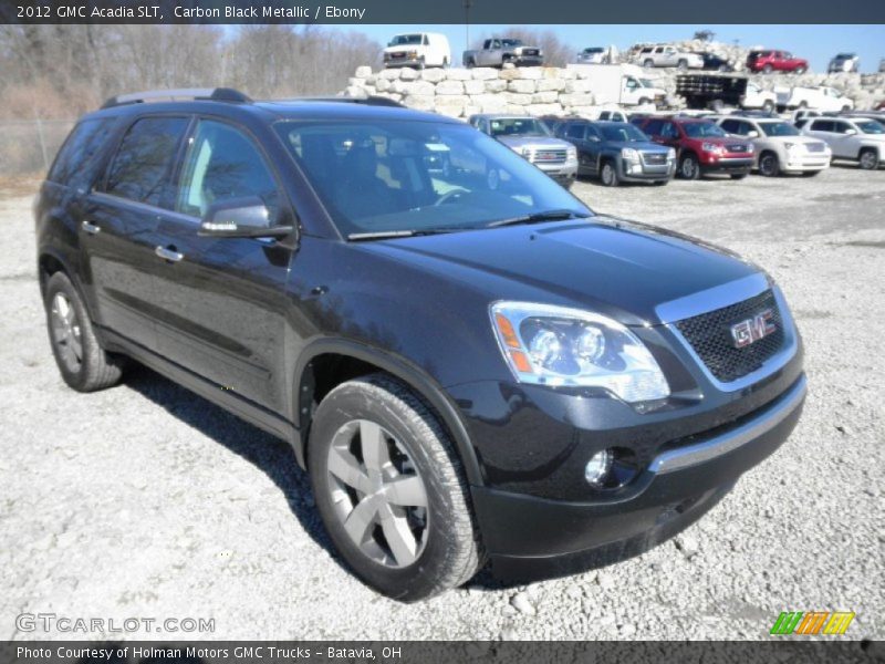 Carbon Black Metallic / Ebony 2012 GMC Acadia SLT