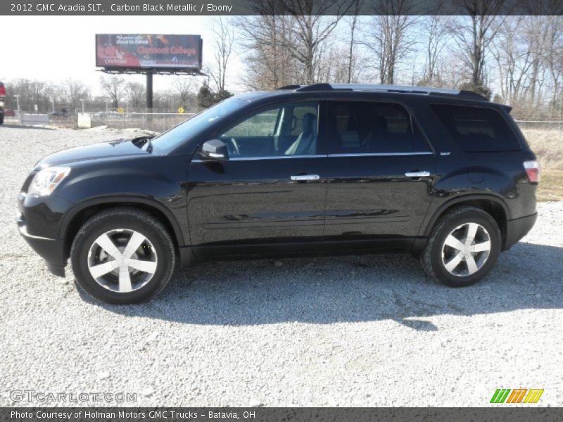 Carbon Black Metallic / Ebony 2012 GMC Acadia SLT