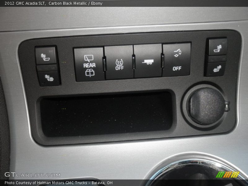 Carbon Black Metallic / Ebony 2012 GMC Acadia SLT