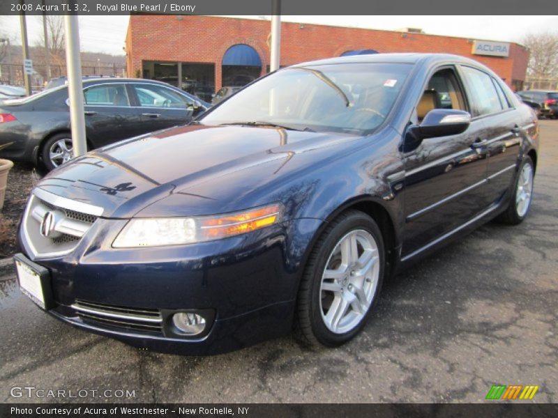 Royal Blue Pearl / Ebony 2008 Acura TL 3.2