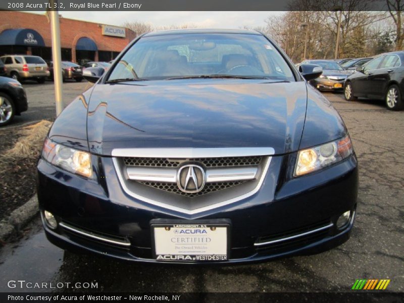 Royal Blue Pearl / Ebony 2008 Acura TL 3.2
