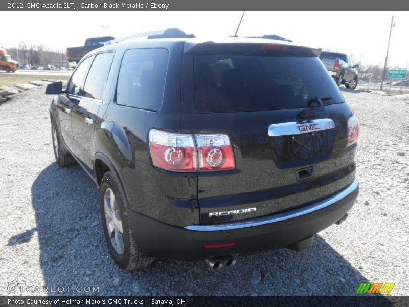 Carbon Black Metallic / Ebony 2012 GMC Acadia SLT