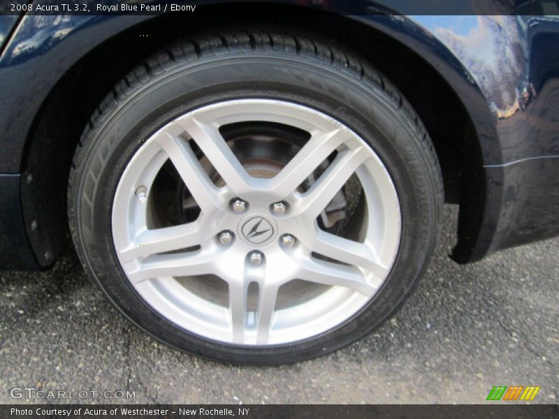 Royal Blue Pearl / Ebony 2008 Acura TL 3.2