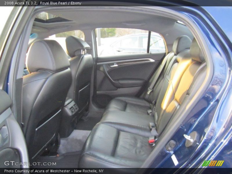Royal Blue Pearl / Ebony 2008 Acura TL 3.2