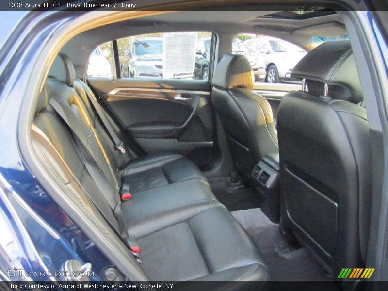 Royal Blue Pearl / Ebony 2008 Acura TL 3.2