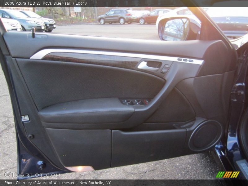 Royal Blue Pearl / Ebony 2008 Acura TL 3.2