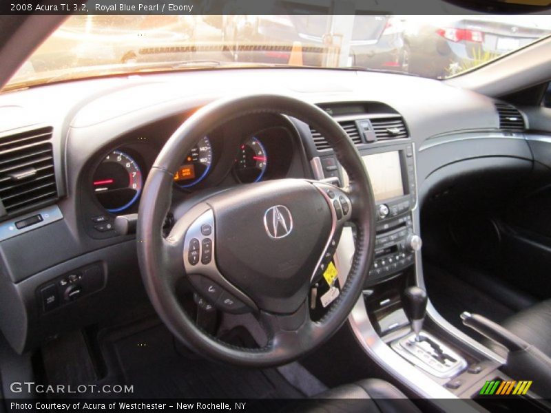 Royal Blue Pearl / Ebony 2008 Acura TL 3.2