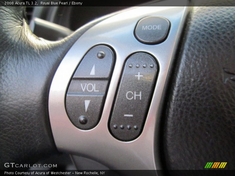 Royal Blue Pearl / Ebony 2008 Acura TL 3.2