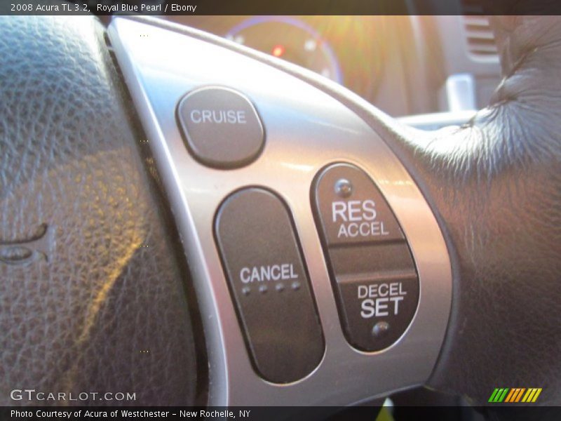 Royal Blue Pearl / Ebony 2008 Acura TL 3.2