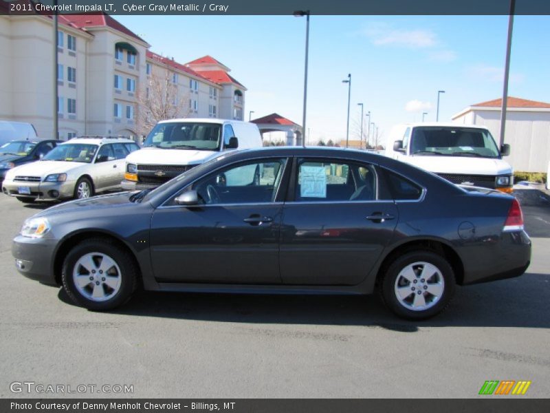 Cyber Gray Metallic / Gray 2011 Chevrolet Impala LT
